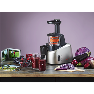 Tefal Infiny Juice, 200 Вт, серебристый - Шнековая соковыжималка