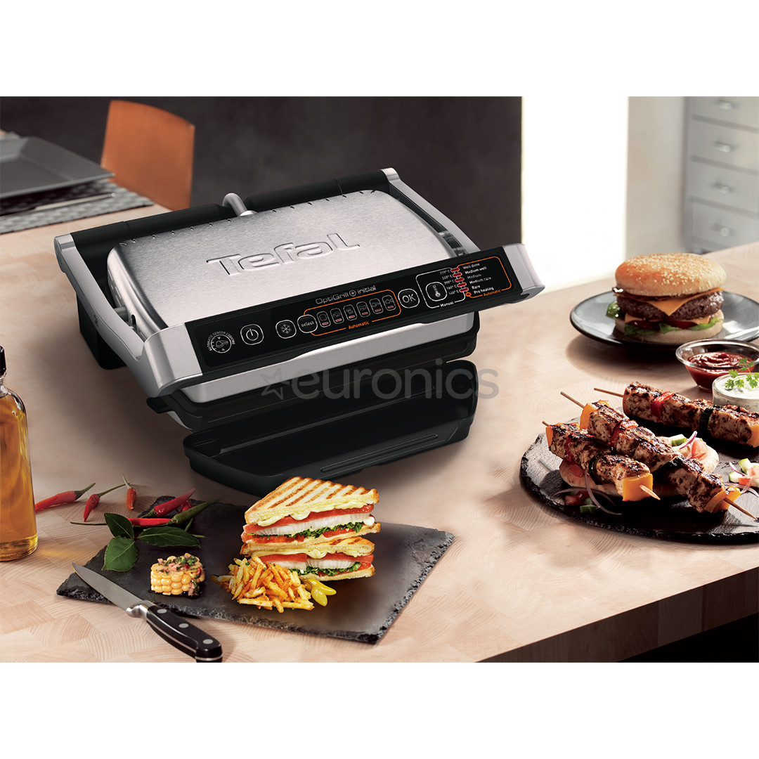 Tefal Optigrill+ Initial, 2000 W, black/inox - Table grill