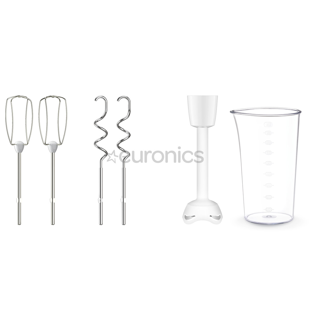 Tefal Prep'Mix+, 500 Вт, белый/серый - Ручной миксер