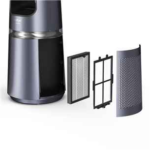 Tefal Eclipse 2in1, 120 м³/ч, серый - Очиститель воздуха и вентилятор