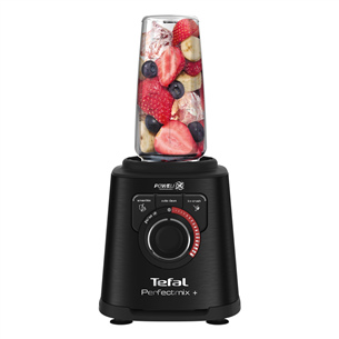 Tefal Perfect Mix+, 1200 W, 1.5 L + 600 ml, black - Blender + bottle