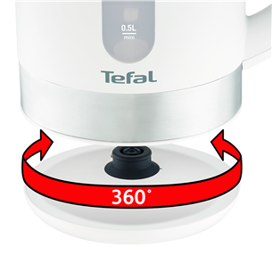 Tefal Snow, 1,7 L, valge - Veekeetja