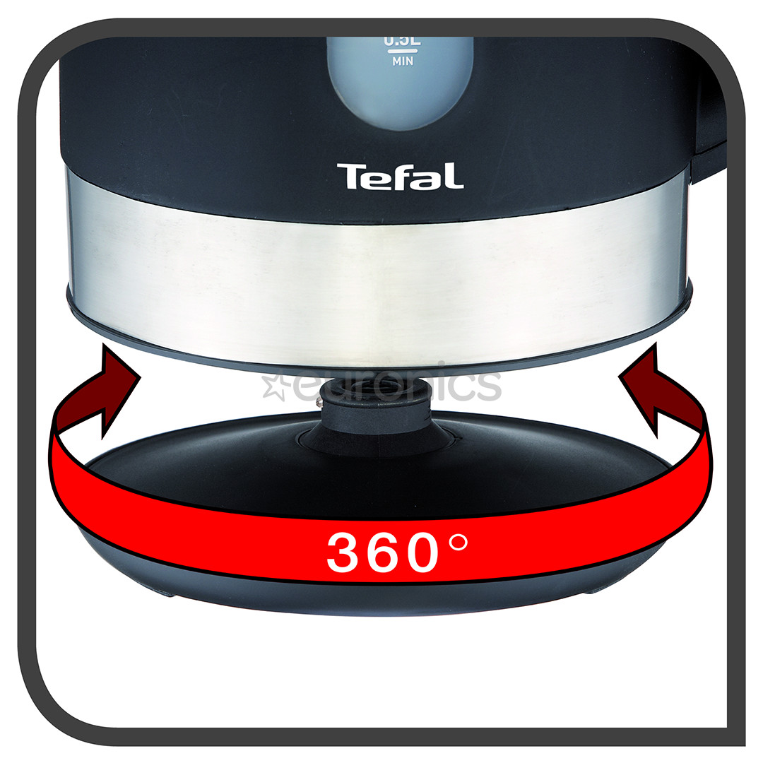 Tefal Snow, 1,7 L, must - Veekeetja