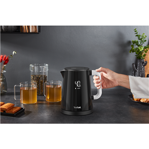 Tefal Smart & Light, reguleeritav temperatuur, 1 L, must - Veekeetja