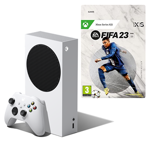 Microsoft Xbox Series S All-Digital, 512 GB + FIFA 23 - Mängukonsool