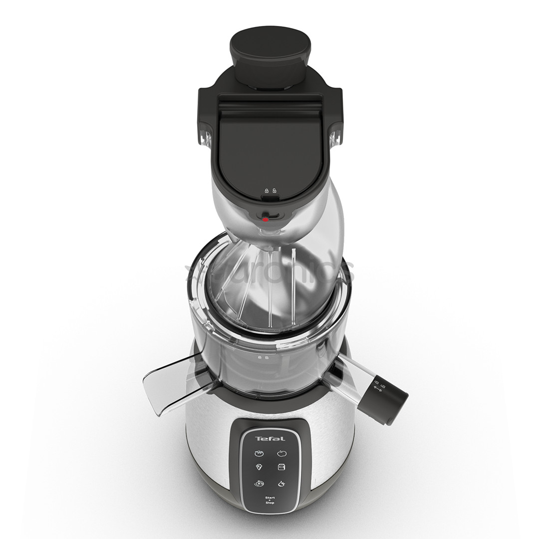 Tefal Ultra Juice Digit, 200 Вт, серебристый/черный - Шнековая соковыжималка