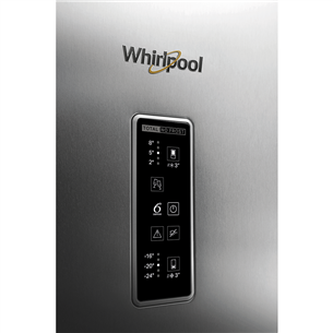 Whirlpool, NoFrost, 462 L, height 196 cm, inox - Refrigerator