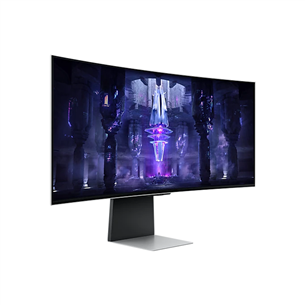 Samsung Odyssey OLED G8, 34", Ultra-WQHD, 175 Hz, nõgus, hõbedane - Monitor