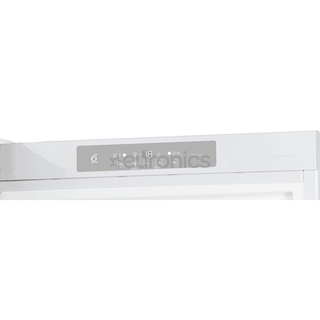 Whirlpool NoFrost, 263 L, 188 cm, white - Freezer