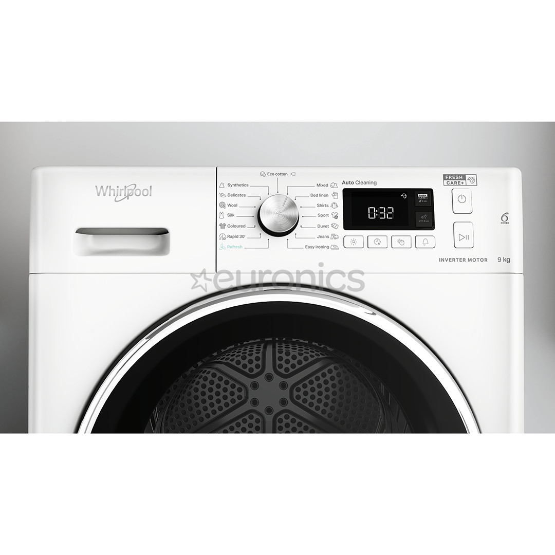 Whirlpool, 9 kg, sügavus 64,9 cm - Pesukuivati