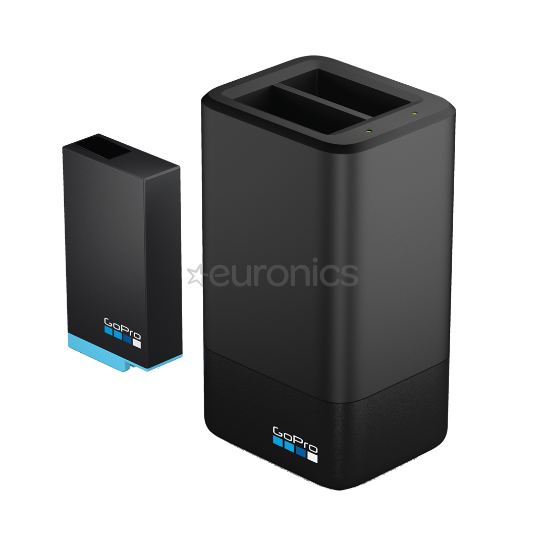 GoPro MAX Dual Battery Charger + Battery - Зарядное устройство и аккумулятор