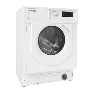 Whirlpool, 7 кг, глубина 55 см, 1400 об/мин - Интегрируемая стиральная машина