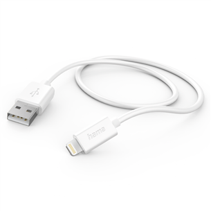 Hama, USB A - Lightning, 1 m, white - Cable 00201579