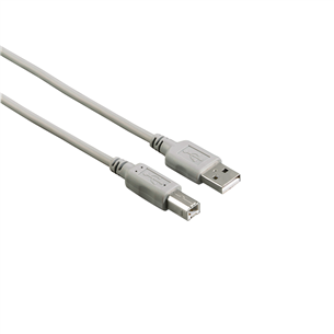 Hama USB Cable, USB-A, USB-B, 3 m, valge - USB kaabel 00300066