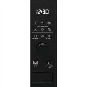 Whirlpool, 20 L, 800 W, black/inox - Built-in Microwave Oven with Grill