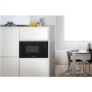 Whirlpool, 25 L, 900 W, must - Integreeritav mikrolaineahi grilliga