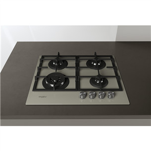 Whirlpool, width 59 cm, beige - Built-in Gas Hob