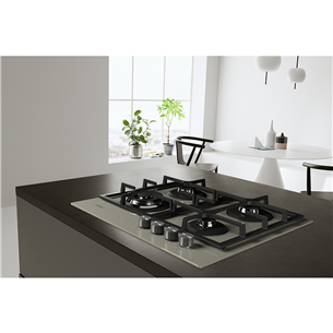 Whirlpool, width 59 cm, beige - Built-in Gas Hob