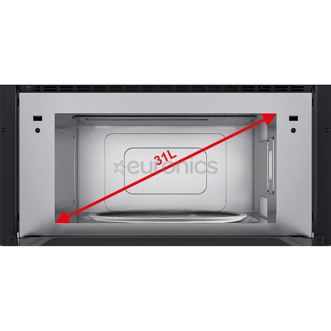 Whirlpool, 31 L, 1000 W, must - Integreeritav mikrolaineahi grilliga