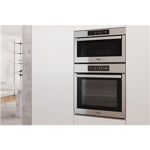 Whirlpool, 31 L, 1000 W, roostevaba teras - Integreeritav mikrolaineahi grilliga