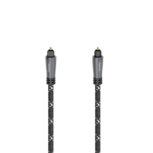 Hama Audio Optical Fibre Cable, ODT, 1,5m, must - Kaabel 00205139