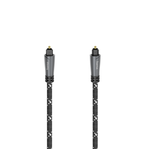 Hama Audio Optical Fibre Cable, ODT, 3m, must - Kaabel