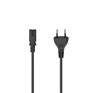 Hama power cord, 2-pin, must - Voolujuhe