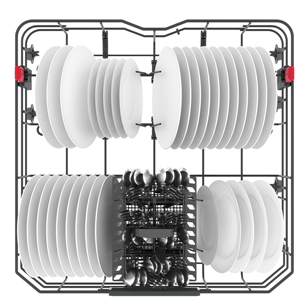 Whirlpool, 14 комплектов посуды - Интегрируемая посудомоечная машина