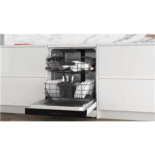 Whirlpool, 14 комплектов посуды, белый - Отдельностоящая посудомоечная машина