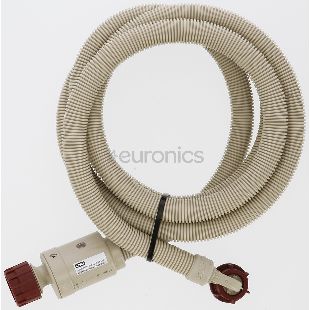 Xavax, 2,5 м - Шланг подачи воды для стиральных и посудомоечных машин с системой Aqua Stop