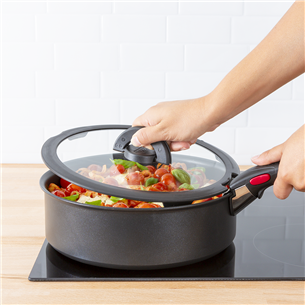 Tefal Ingenio, 16/18/20 cm - Klaaskaaned