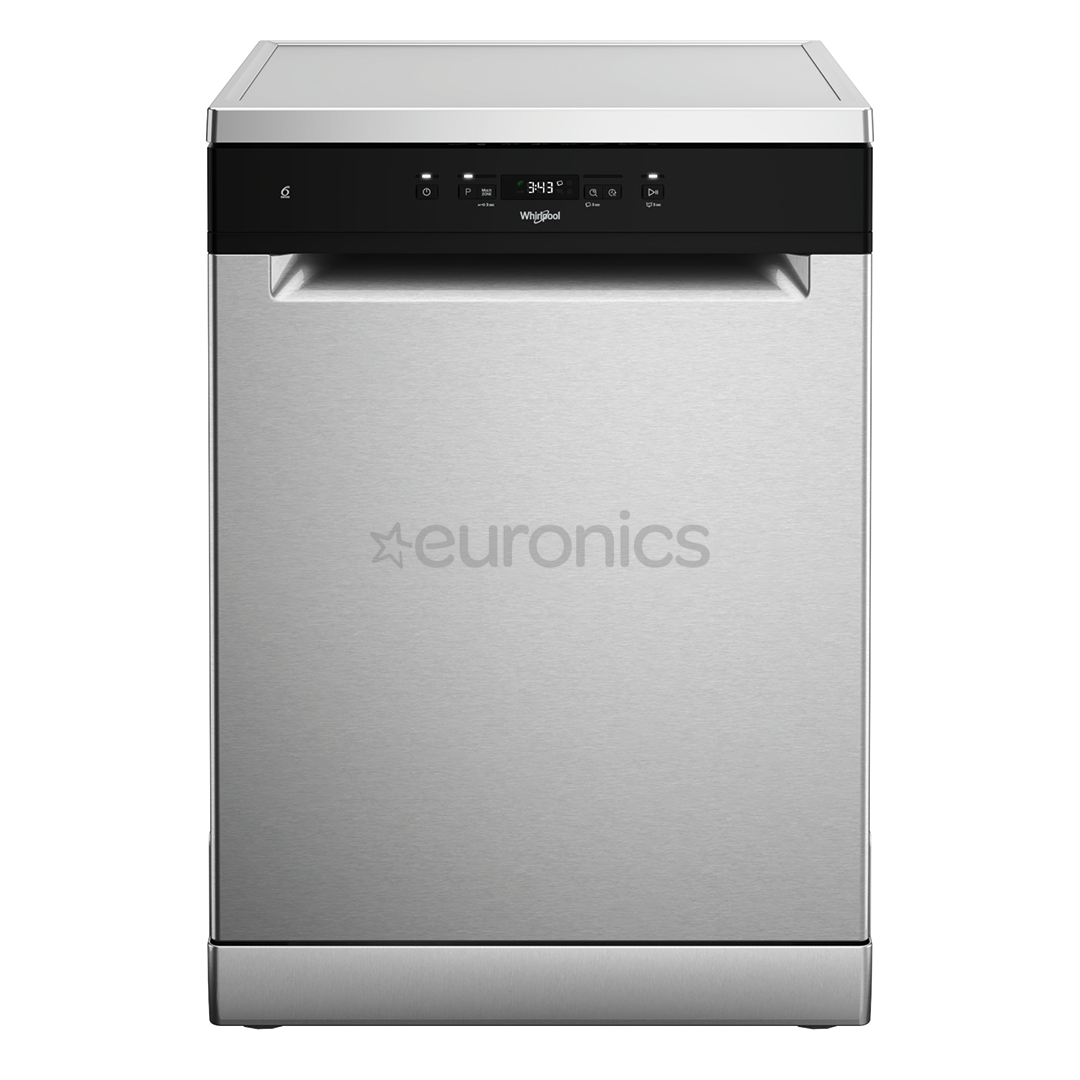 Whirlpool, 14 place settings, inox - Freestanding Dishwasher