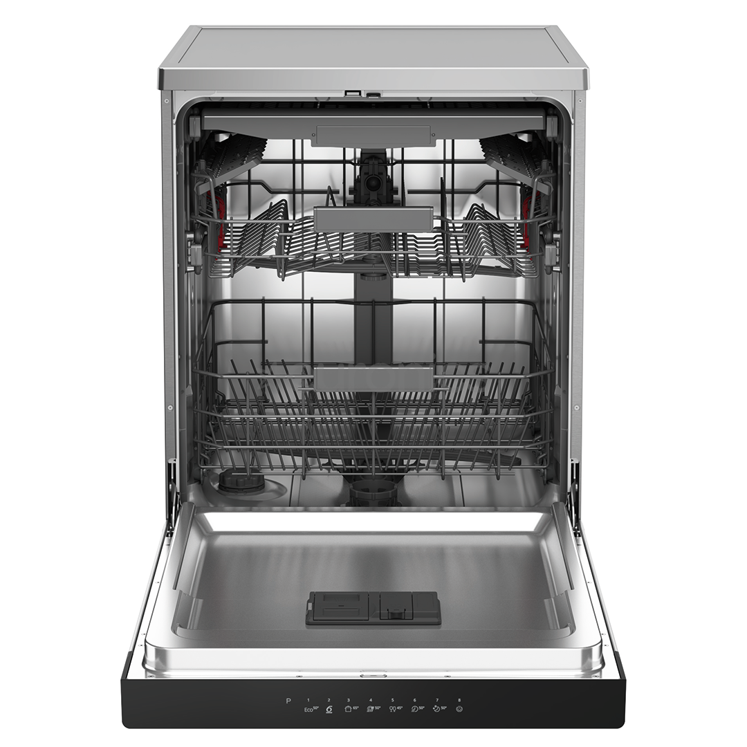 Whirlpool, 14 place settings, inox - Freestanding Dishwasher