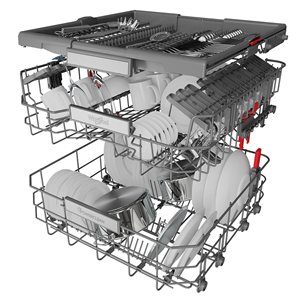 Whirlpool, 15 nõudekomplekti, roostevaba teras - Eraldiseisev nõudepesumasin