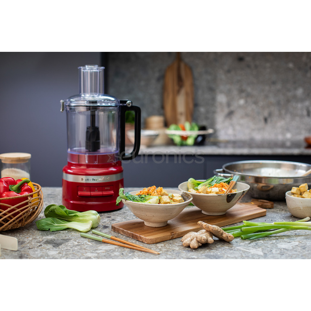 KitchenAid, 2,1 L, red - Food processor