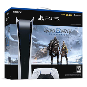 Sony PlayStation 5 Digital God of War Ragnarök Bundle - Mängukonsool 711719452492