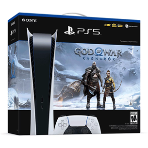 Sony PlayStation 5 Digital God of War Ragnarök Bundle - Mängukonsool