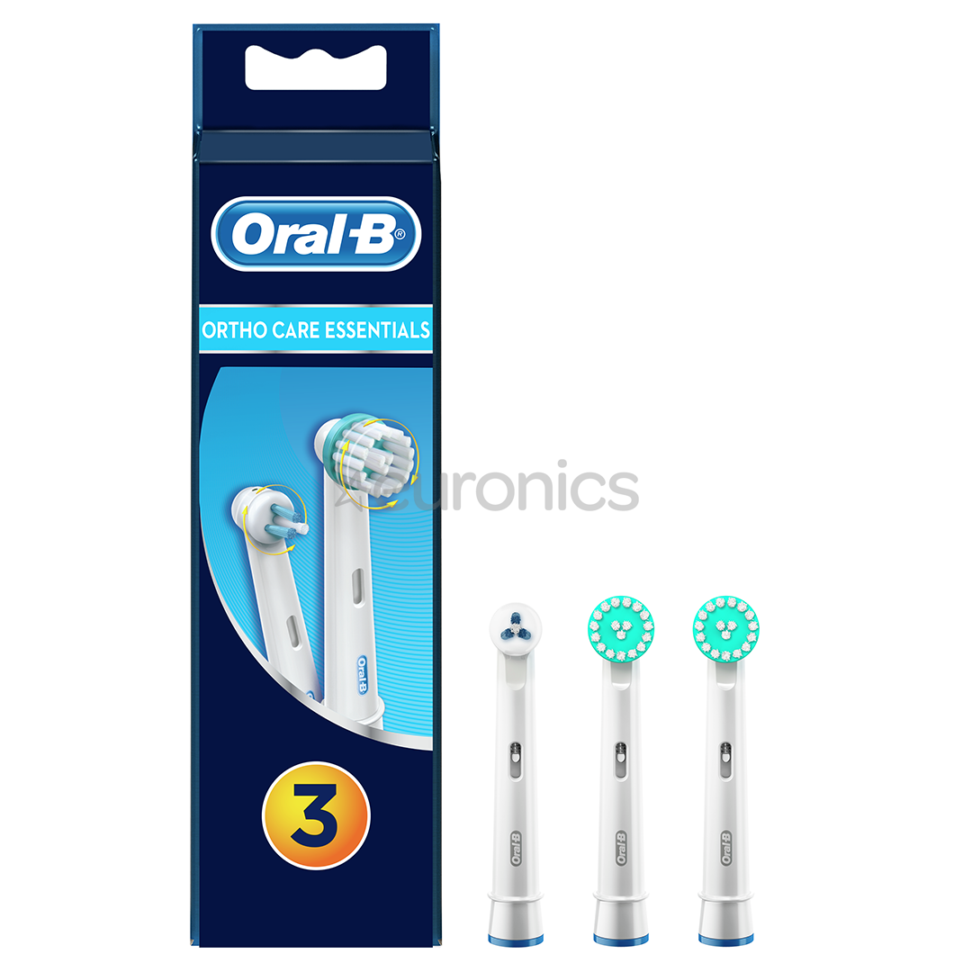 Braun OralB, 2x ortho + interspace Spare brushes for braces