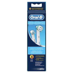 Braun Oral-B, 2x ortho + interspace - Spare brushes for braces