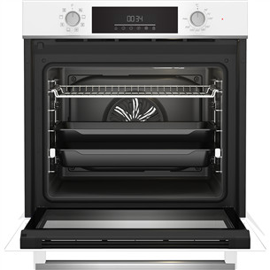 Beko, Beyond, catalytic back wall, 72 L, white - Built-in Oven