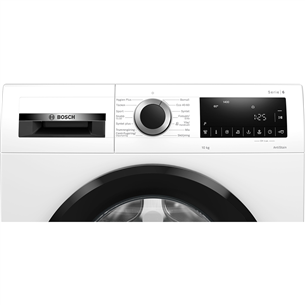 Bosch Series 6, 10 kg, sügavus 58,8 cm, 1400 p/min, valge - Eestlaetav Pesumasin