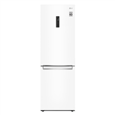 LG, No Frost, 341 L, height 186 cm, white - Refrigerator