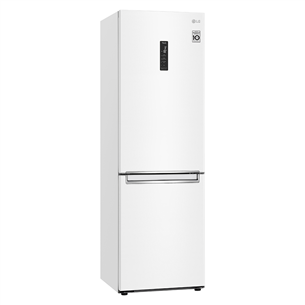 LG, No Frost, 341 L, height 186 cm, white - Refrigerator