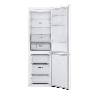 LG, No Frost, 341 L, height 186 cm, white - Refrigerator