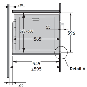 De Dietrich, 73 L, black - Built-in Oven