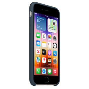 Apple iPhone 7/8/SE 2020 Silicone Case, tumesinine - Silikoonümbris