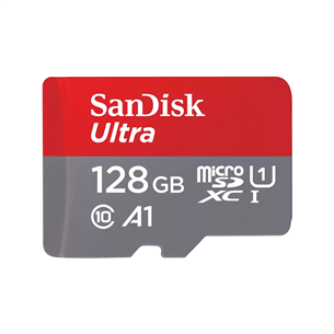 SanDisk Ultra microSD with SD Adapter, 128 GB - Mälukaart