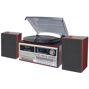 Roadstar HIF-8892D+BT, cherry wood - Retro music system