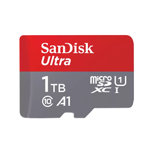 SanDisk Ultra microSDXC, 1 TB, hall - MicroSD mälukaart SD adapteriga