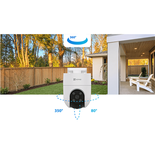 EZVIZ H8c, 2 MP, WiFi, human detection, night vision, white - Pan & Tilt WiFi Camera